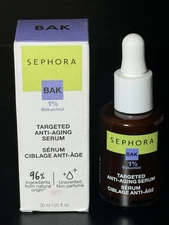 Sephora BAK 1% Bakuchiol Targeted Anti-Aging Serum ~ 30 ml / 1.01 fl oz ~ New