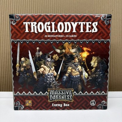 CMON Massive Darkness Expansion Troglodytes Enemy Box NIS Fantasy Dungeon Crawl