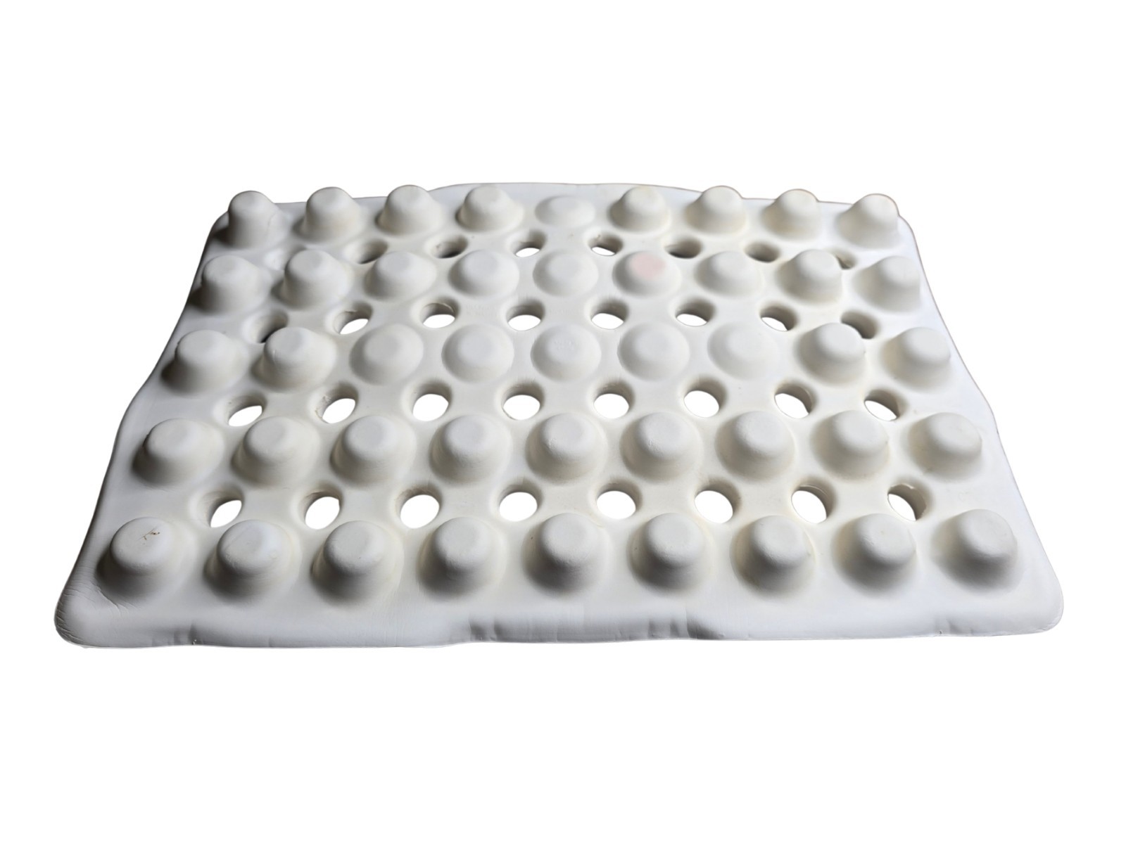 BackJoy Bath Seat Foam Cushion 18x11 White Posture Support