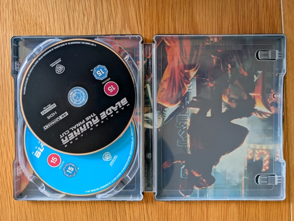 Blade Runner Final Cut 4K Steelbook + Blade Blu-ray Sci-fi Lot - Image 3 of 4