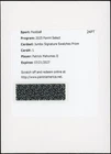 2025 Panini Select Jumbo Sig Swatch Prizm PATRICK MAHOMES Auto Patch REDEMPTION