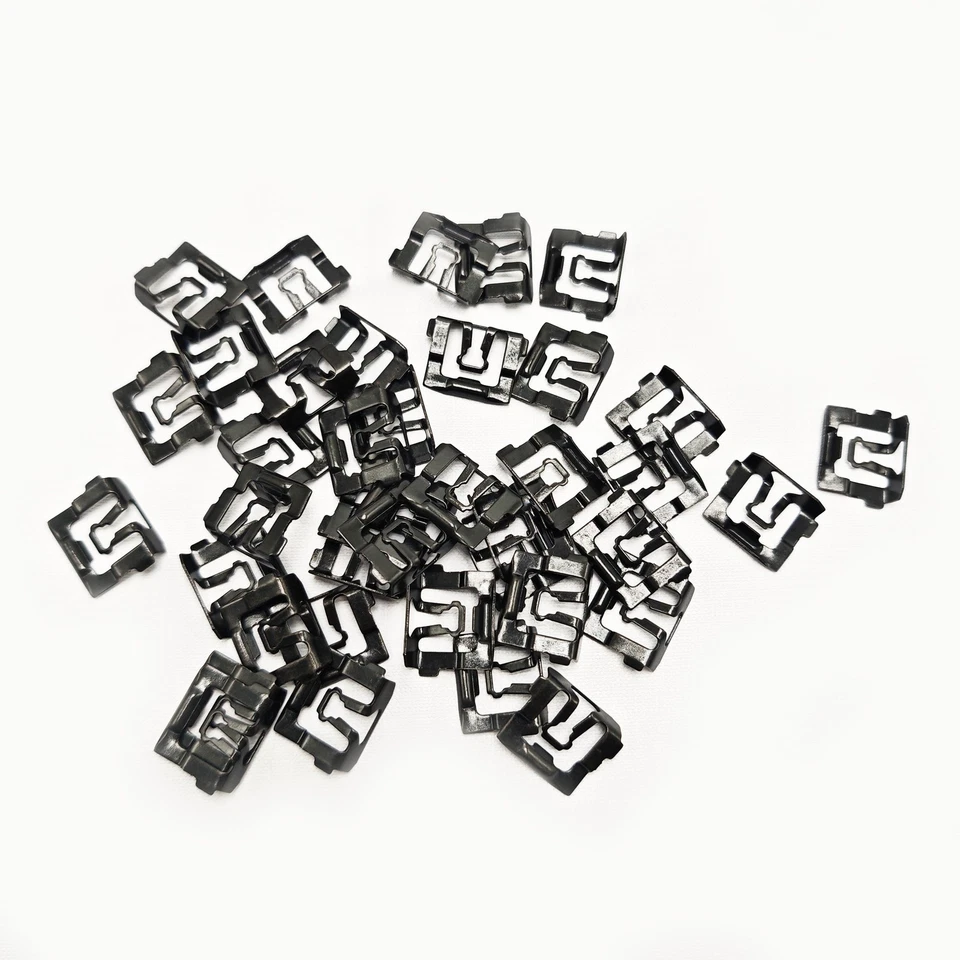 For Ford F100 F150 F250 F350 Windshield Trim Molding Clips- 40 clips- #026 - Imagem 3 de 4