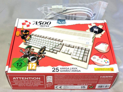 The A500 mini アミガ500ミニ Amiga THE A500 Mini Amiga 500 Retro Console 25 Games HDMI Commodore