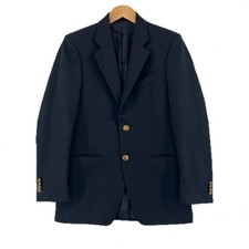 Great GIVENCHY tailored jacket logo button single black mens 46 BM305S11YE