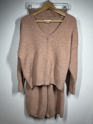 Sincerely Jules Sweater Pants Set Womens Small Cozy Lounge Pullover Relaxed Fit