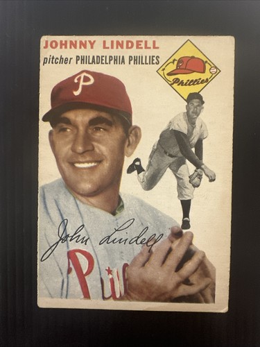 Johnny Lindell #51 1954 Topps card
