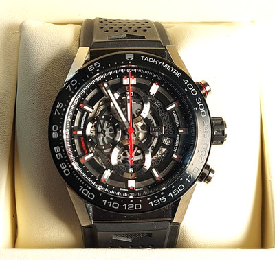 Tag Heuer Carrera Uhr Chronograph Automatik Ref. CAR2A1ZFT6044 Full Set