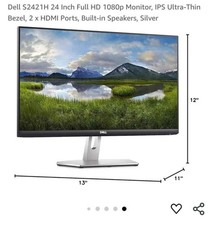 Dell S2421H 24-inch 1080p Full HD 1920x1080 Resolution 75Hz Monitor