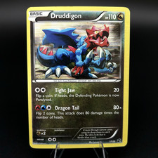 Druddigon 17/20 Holo Black & White Dragon Vault Pokemon Card