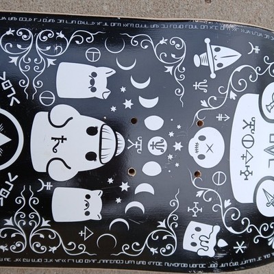 Bimtoy x Rampant Seance Tiny Ghost Skate Deck Reis O'Brien Limited