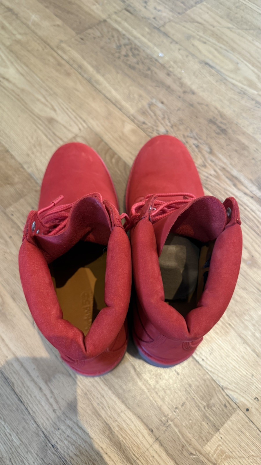 Timberland 50th Anniversary Premium 6 Red Waterproof Boots image 3