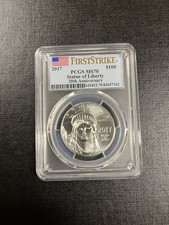 2017 PCGS MS70 Platinum $100 First Strike 20th Anniversary 