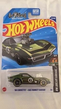 2025 HW  ’68 Corvette – Gas Monkey Garage (134/250) – Dream Garage - GREEN - NEW