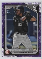 2024 Bowman Prospects Purple Pattern 66/199 Ronny Hernandez #BP-92 19l7