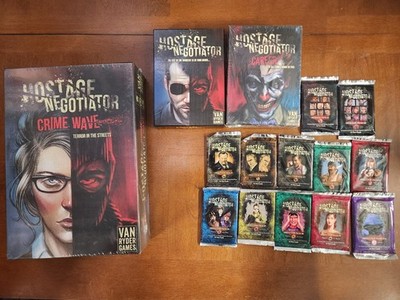Hostage Negotiator Base with Two Expansions and 12 Sealed Foil Boosters NEW SOLO