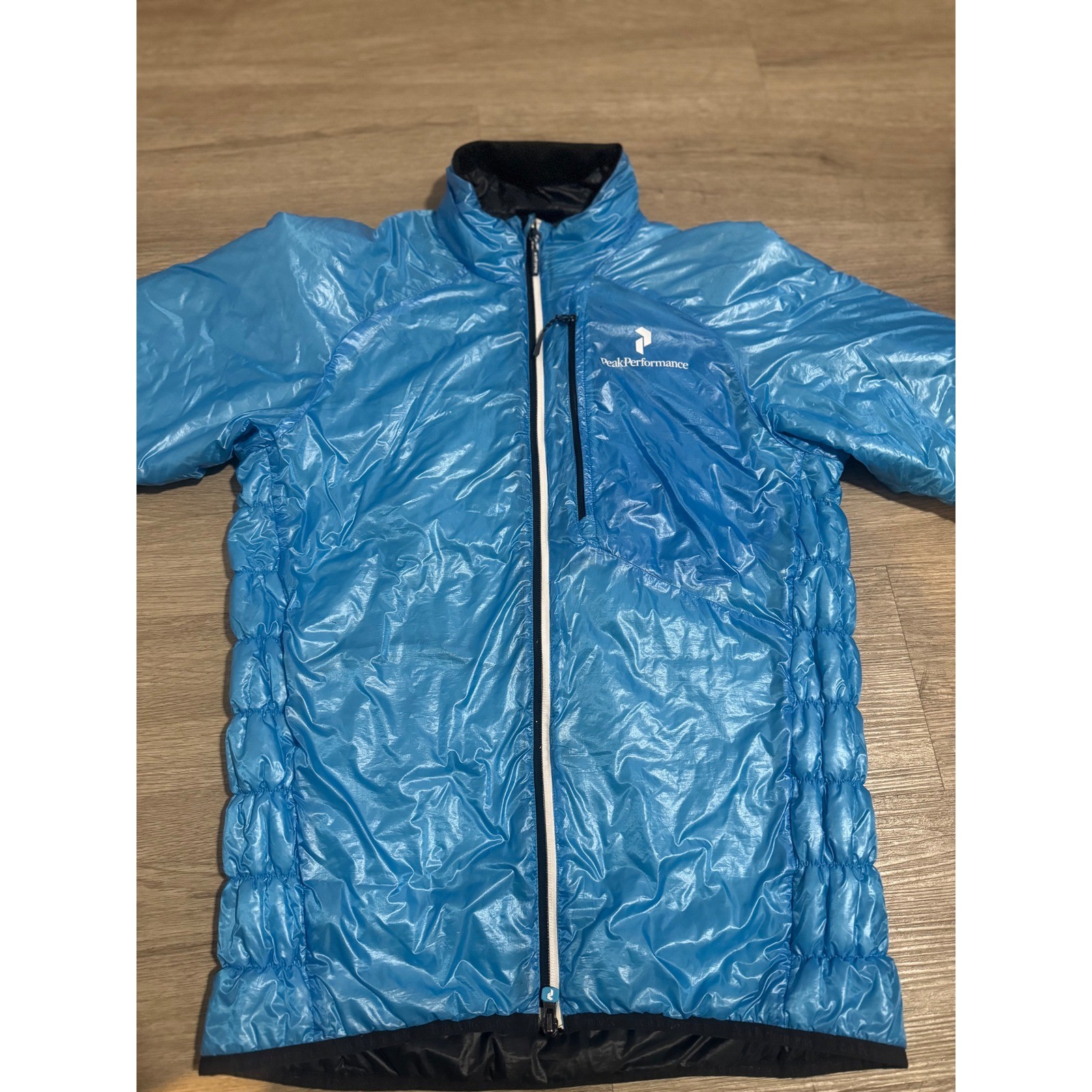 Peak Performance Lightweight Blue Puffer Jacket M… - image 5