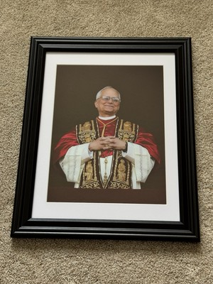 #ad #ad Pope Leo XIV Portrait 8.5 X 11 PHOTO FRAMED amp; MATTED St. Peter’s Basilica Rome $79.99