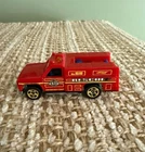 HOT WHEELS HWFD No 68 Red Rescue Unit Emergency Fire Truck Vintage 1974 THAILAND