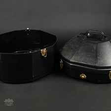 Duel Western Cowboy Hat Case  Hard Plastic  Black With Handle  Travel Storage