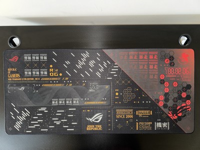 Original ASUS ROG Scabbard II EVA Edition Mouse Pad Large PC Gaming Desk Mat