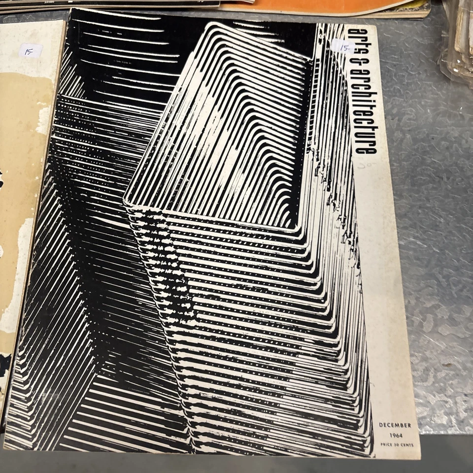 Lot Of 7 1960s Arts & Architecture Magazine 1964 1965 * Duplicates* - Image 2 of 4