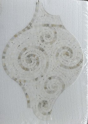 9 Sheets of Marble Mosaic Wall Floor Tile Sheets for Kitchen Bathroom 