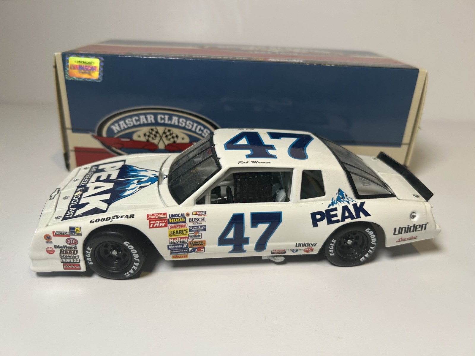 ROB MOROSO #47 1988 MONTE CARLO 1st NASCAR START ACTION 1:24 NEW! 1 of 732