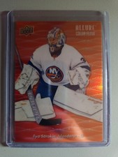 2023-24 Upper Deck Allure Ilya Sorokin Color Flow Red-Orange #CF-29 Islanders