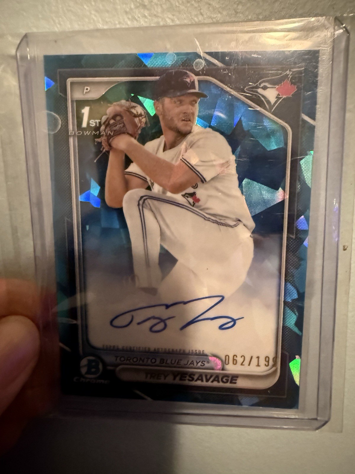 2024 Trey Yesavage 1st Bowman Sapphire Auto /199