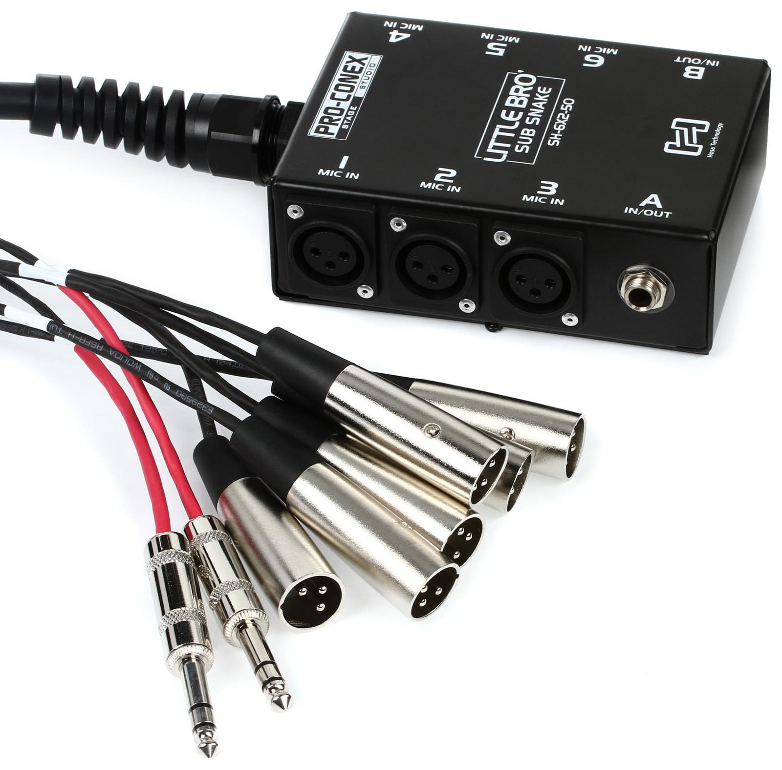 Hosa Little Bro 6X2 Sub Snake - 50 шт.