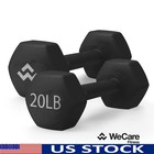 Neoprene Hex Dumbbells Pair Ergonomic Grip Weight Training Equipment New