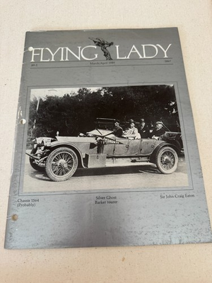 #ad #ad Flying Lady: The Periodical of the Rolls Royce Owner#x27;s Club March April 1989 $20.00