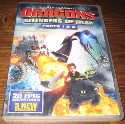 Dragons Defenders Of Berk Parts 1 & 2 DVD 4-Disc Set Dreamworks How To Train USA