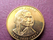 Medal - First Spouse Jane Pierce - Condition AU++