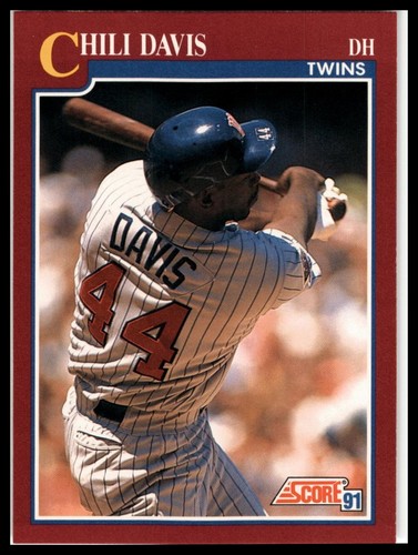 1991 Chili Davis #70T