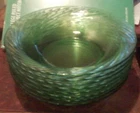 SET OF 8 Vintage Pyrex Festiva Green Swirl 7.5" Glass Salad Bowl Corning/Corelle