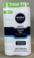 2 Nivea Men Sensitive Skin Shave Gel Comforts...