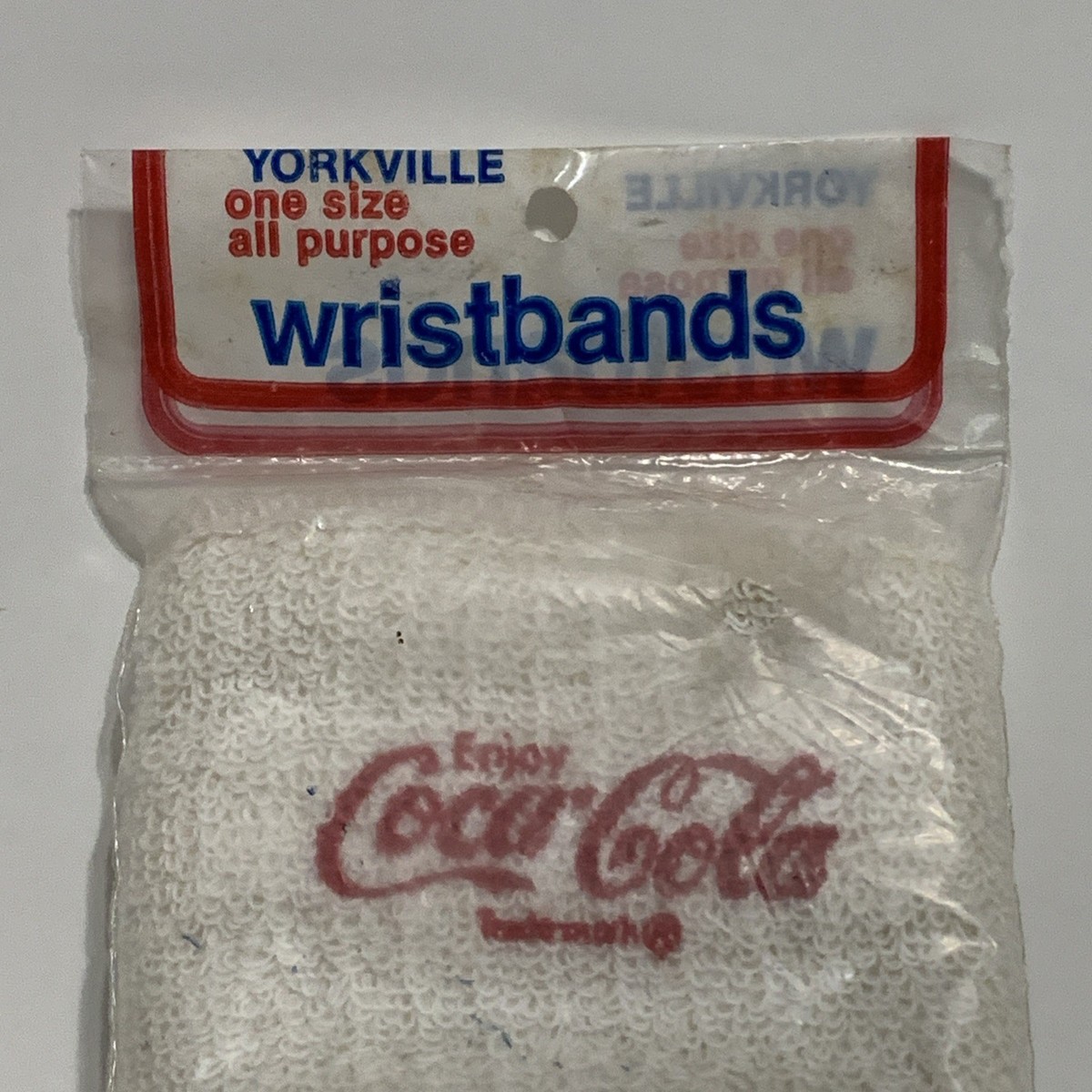 Lot De 2 Bracelets Vintage Enjoy Coca-Cola - Blanc Et Rouge, Collection USA