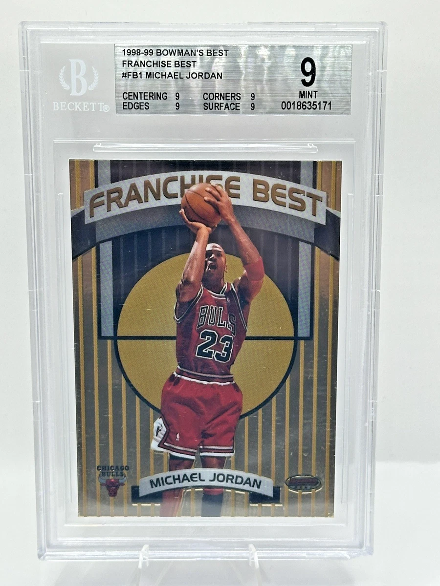 Bowman Michael Jordan 9 Graded Basketball Sports Trading Cards