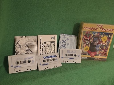 The Tengen Trilogy 1988 Domark Spectrum and Amstrad Big Plastic Box