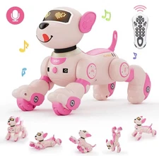 VATOS Robot Dog Toy for Kids Voice 2.4GHz Remote Control Touch Sensor 20+