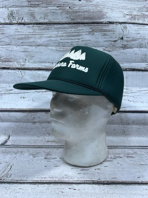 VTG Halabura Tree Farms Orwigsburg PA Green Foam Lined Snapback Trucker Hat Cap