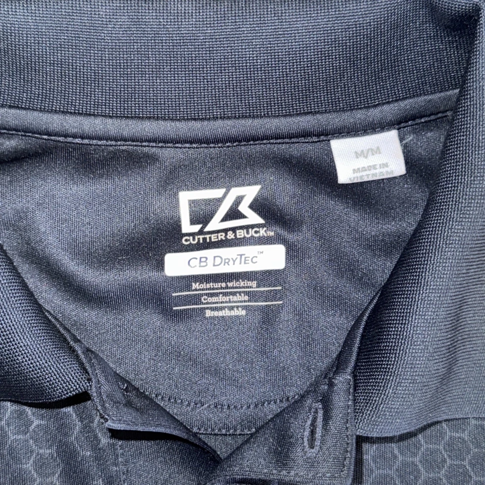 Polo Cutter And Buck Illini Talla Mediana Drytec Lucha Illinois UIUC Baloncesto Foto 4 de 4