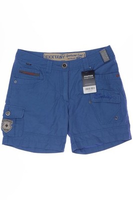exxtasy Shorts Damen kurze Hose Hotpants Gr. EU 34 Baumwolle Blau #i1yyaej