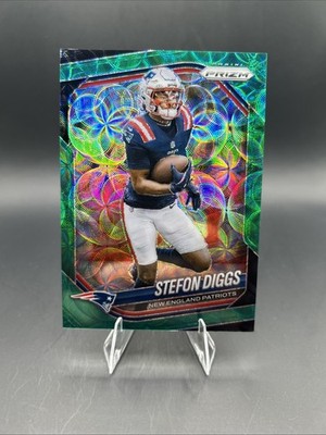 2025 Panini Prizm Stefon Diggs Green Scope Prizm/75 Patriots 🔥