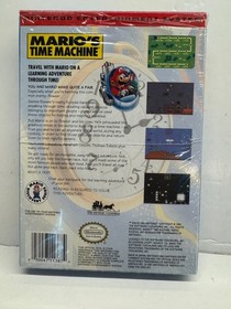 Mario's Time Machine NES Complete In Box 100 % CIB! L@@K!