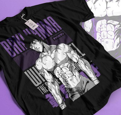 Baki The Grappler T-Shirt Baki Hanma Manga Yujiro Hanma Baki Anime Gift Shirt334