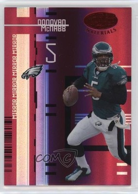 2005 Leaf Certified Materials Mirror Red 61/100 Donovan McNabb #90 4xw