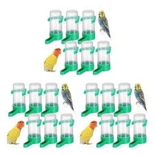 3 Count Small Bird Dispenser for Parakeets  Birds Drinker Cage