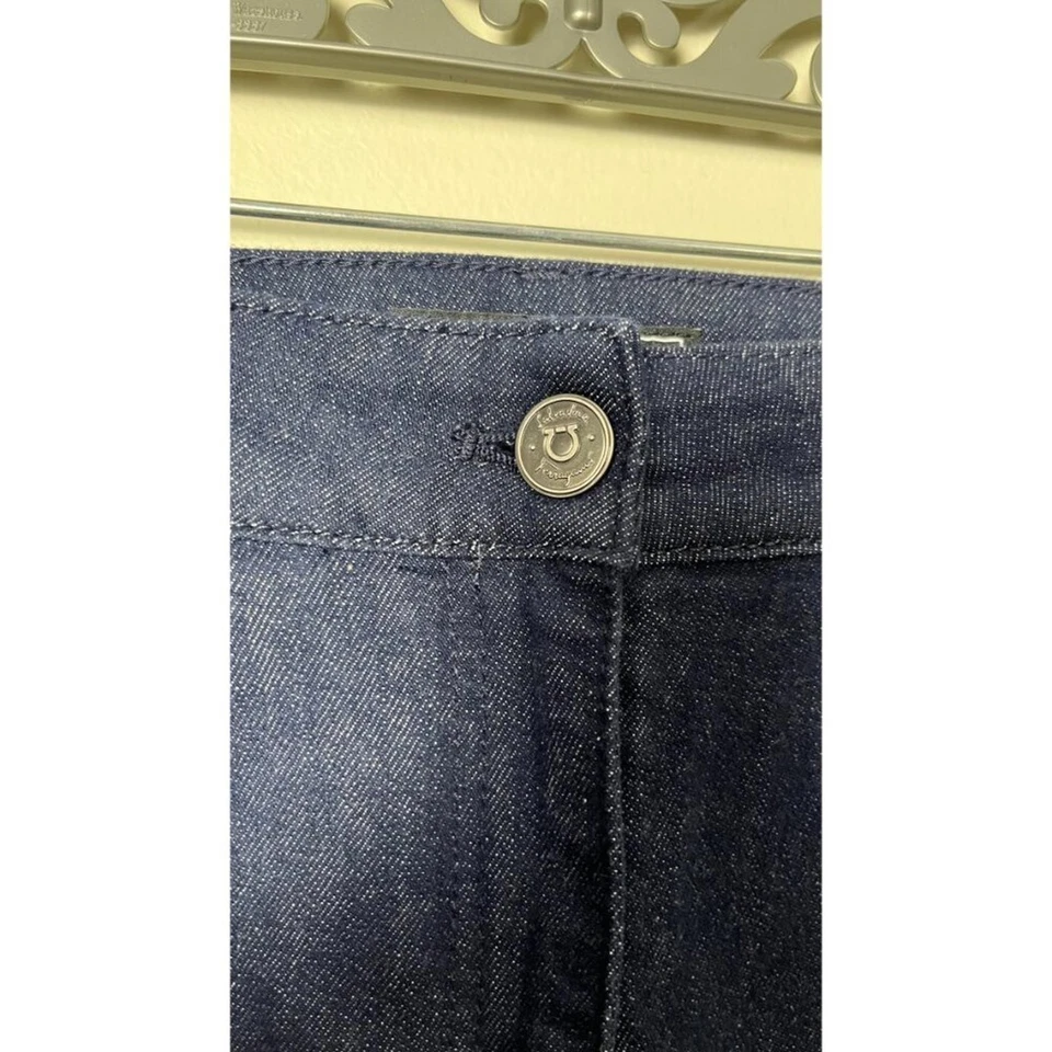 JEANS DENIM RECORTADOS SALVATORE FERRAGAMO AZUL MARINO OSCURO 28 Foto 3 de 4